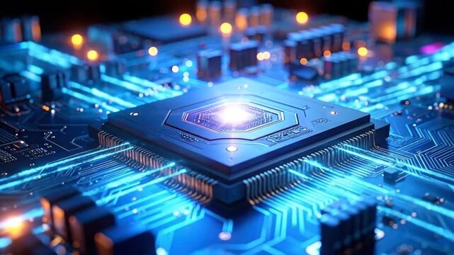 Intricate Circuit Board - A Detailed Look at Modern Technology.