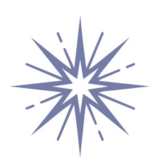 Fototapeta premium Sharp Sunburst Star Sparkle Vector Illustration