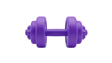 Vibrant Purple Dumbbell Icon
