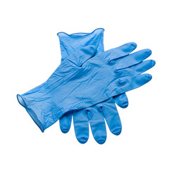 [Generative AI] 파란색 일회용 의료용 장갑