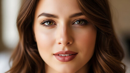 Obraz premium Woman Close Up Face