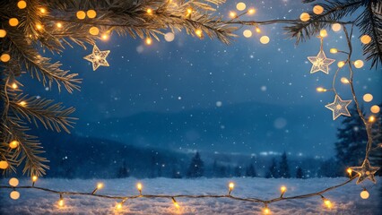 Festive background featuring colorful bokeh lights and shimmering particles for joyful event posters