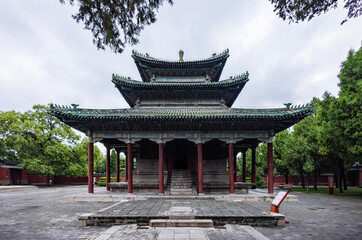 The landscape of Longxing Temple in the ancient city of Zhengding, Hebei Province	