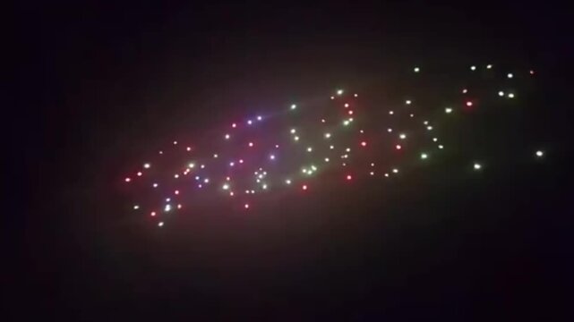A Spectacular Drone Swarm Performance