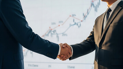 a successful atmosphere of signing a contract