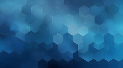 Obraz premium BlueHexagonalAbstractPattern