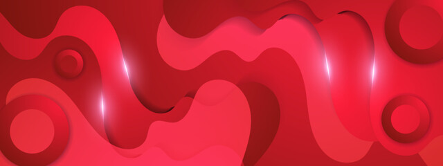 Abstract Layered Geometry Background