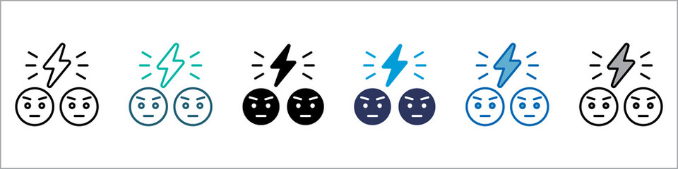 Conflict Icon Single Pack Multistyle