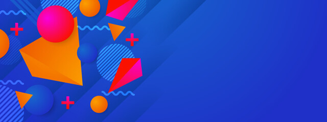 Stylish Abstract Background Featuring Geometric Shape Color Gradients