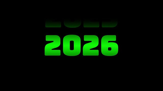 Year Scrolling Animation from 2003 to 2026 &ndash; Countdown Motion Background