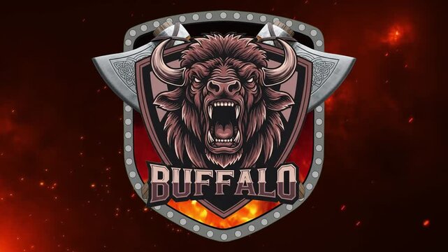 High-quality video featuring a wild buffalo in its natural habitat, showcasing strength, resilience, and raw wildlife power.