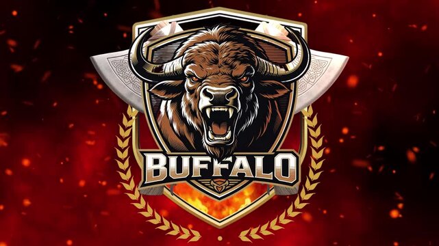 High-quality video featuring a wild buffalo in its natural habitat, showcasing strength, resilience, and raw wildlife power.
