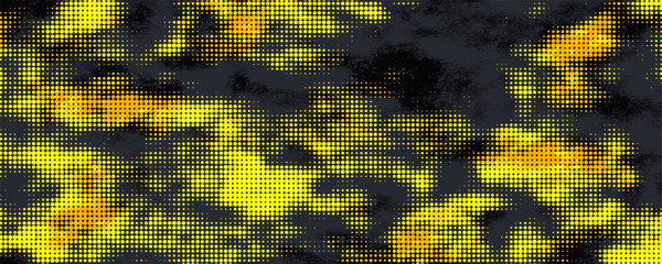 Abstract black and yellow background with tire tracks.. vector illustration eps 10