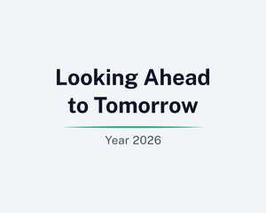 Obraz premium looking ahead future goals background design