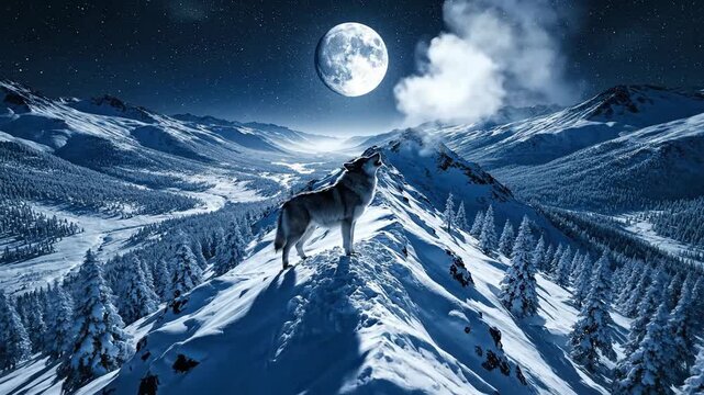 Wolf Howling On Mountain Stock Videos – 1,695 HD & 4K Footage