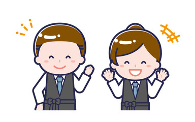 バーテンダー／2人組／男女 02