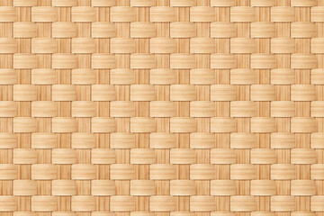 Seamless bamboo checkerboard weave texture background