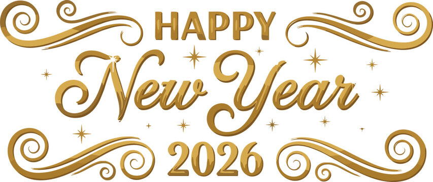 Absolutely, Hasib! Here's a fully SEO-optimized Adobe Stock title and keyword set for your elegant gold New Year 2026 vector illustration: