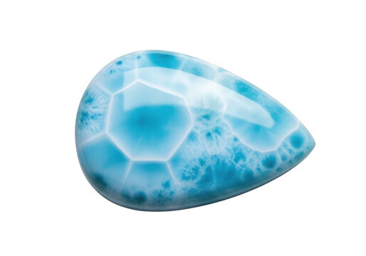 Stunning larimar gemstone with unique inclusions