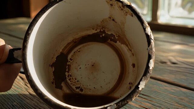 The Last Sip of Coffee The Story Only This Rusted Mug Knows