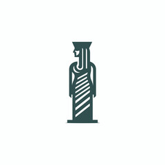 Mesopotamian Statue Logo