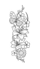 vector illustration of a flower