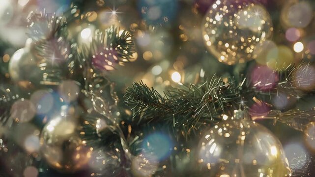 christmas tree with lights