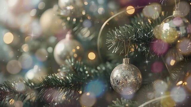 christmas tree with lights