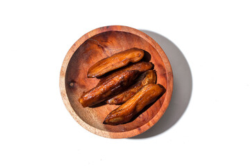 Sale Pisang Is A Tradisional Food From Dried smoke Bananas, good for article or commercial