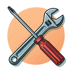 Mechanic Tools Kit With Spanner And Premium Digital Asset Ideal for Marketing