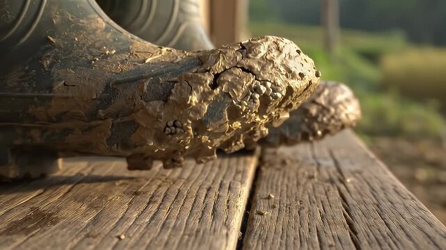 Caked in Mud What a Days Work Looks Like