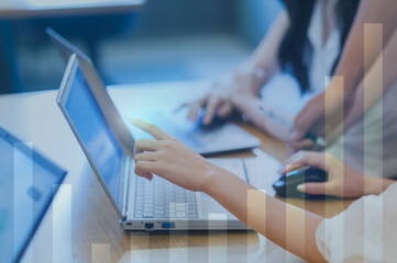 データ可視化による市場動向分析のイメージ