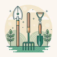 Gardening Tools Professional Photo Great for Commercial Projects