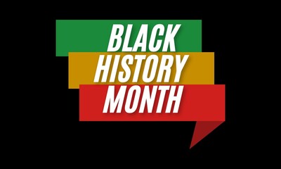 Black History Month. African American History month design