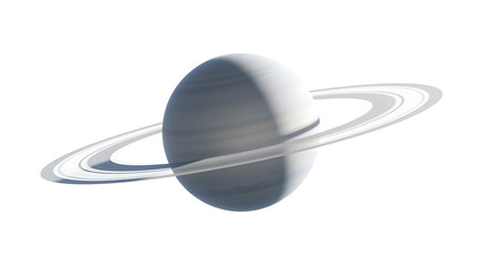 Saturn planet with ring system in space