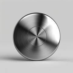 Polished stainless steel bowl