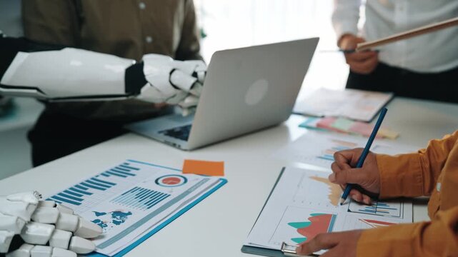 Leveraging real time data from an AI assistant, a dedicated team crafts a strategic agenda, focusing on research potential and boosting coordinated marketing efforts. Noogenesis AI