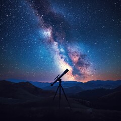 Stargazing under the milky way