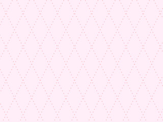 Seamless pink polka dot diamond pattern background © Amy Hand