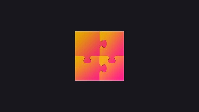 A colorful jigsaw puzzle with interlocking pieces symbolizes problem solving or the integration of different software modules into a unified whole
