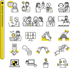 ビジネスイラストセット