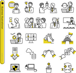 ビジネスイラストセット