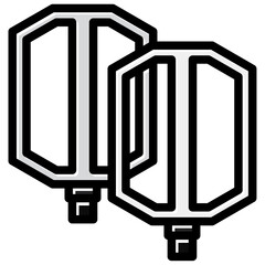 bicycle pedal icon
