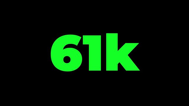 85k Subscribers, 85k Subscribers Text Animation, Congratulation 85k Subscribers Animation Videos, 85k