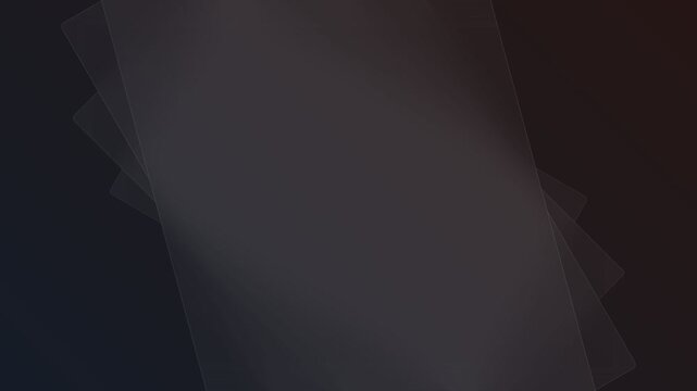 Modern Abstract Glassmorphism Layers Animation with Smooth Light Refraction Background 4K Loop