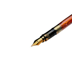 A close-up of a fancy fountain pen