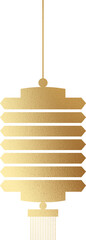 Golden Chinese Lantern Decorative