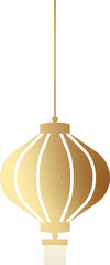 Golden Chinese Lantern Decorative