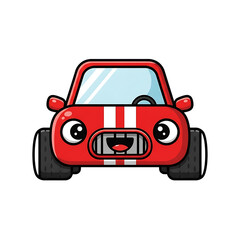 Cartoon Car Character.