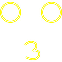 Expression Neon Line Decoration